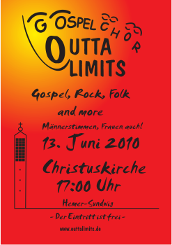 Konzertplakat 2010: M&auml;nnerstimmen, Frauen auch!